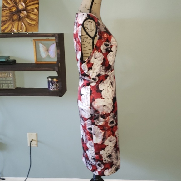 New KASPER Floral Sleeveless Sheath Dress - Picture 4 of 8